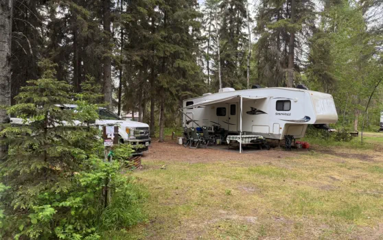 Dore Lake Michel Point Campground Amazing Fishing and Camping